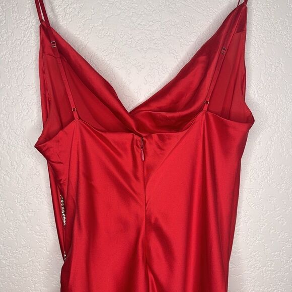 NWT Cinq a Sept Emilia Dress in Raspberry Revolve Size 6 - Picture 8 of 16